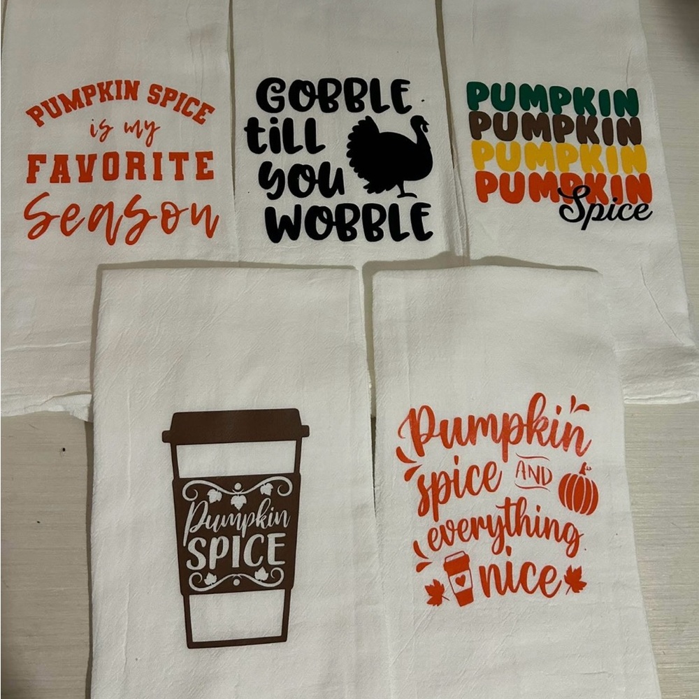 Festive Fall Kitchen Towels Set